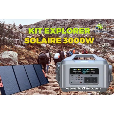 Batterie portable solaire étanche Explorer 3000W