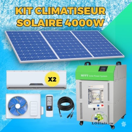 Kit climatisation solaire de 4200Watts